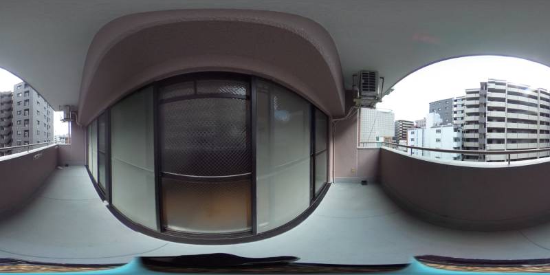 パノラマ画像バルコニー