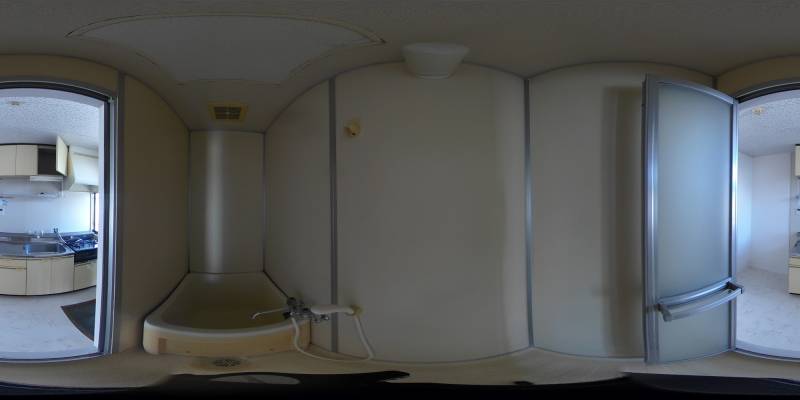 パノラマ画像バスルーム
