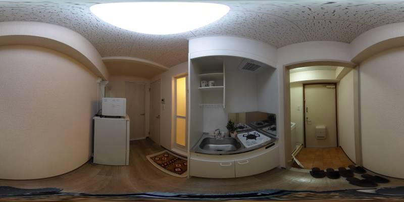 パノラマ画像キッチン