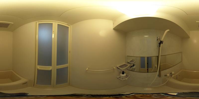 パノラマ画像バスルーム