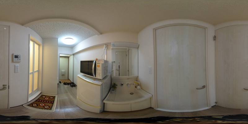 パノラマ画像洗面所