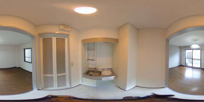 パノラマ画像キッチン