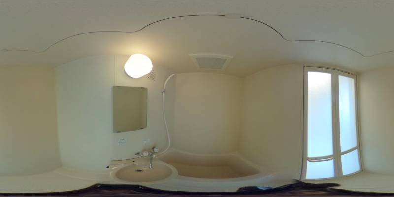 パノラマ画像バスルーム