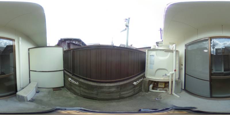 パノラマ画像庭