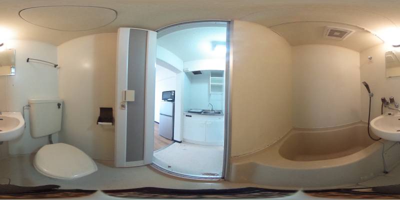 パノラマ画像バスルーム