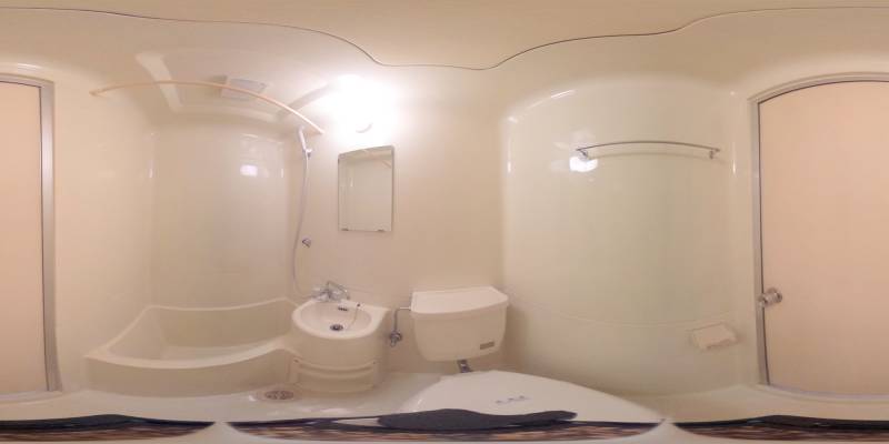 パノラマ画像バスルーム