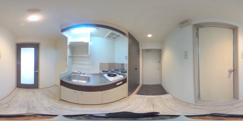 パノラマ画像キッチン