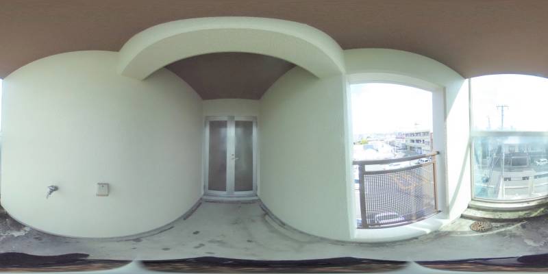 パノラマ画像バルコニー