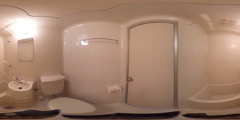 パノラマ画像バスルーム