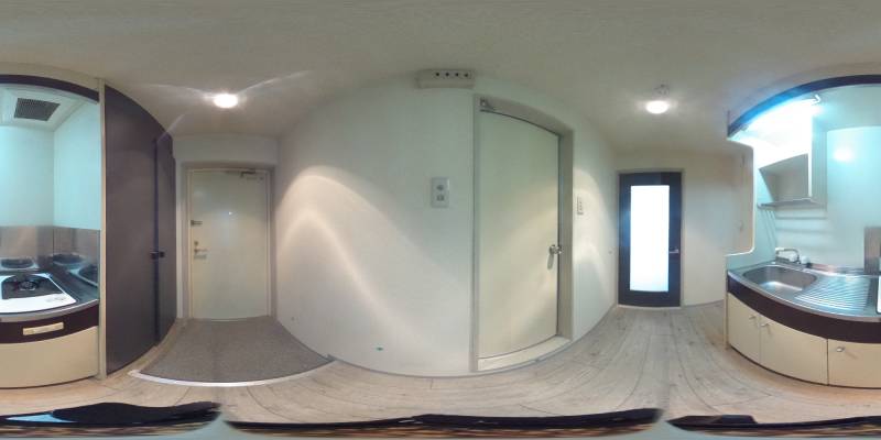 パノラマ画像キッチン