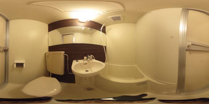 パノラマ画像バスルーム