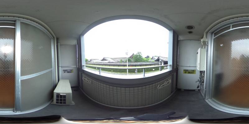 パノラマ画像バルコニー