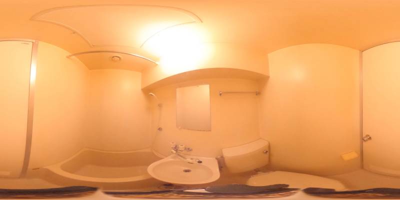 パノラマ画像バスルーム