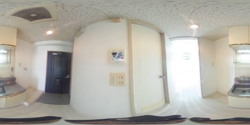 パノラマ画像キッチン