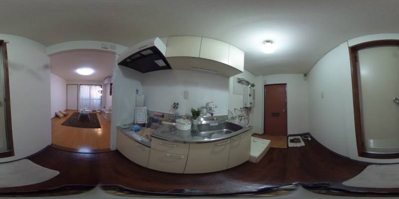 パノラマ画像キッチン