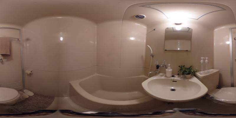 パノラマ画像バスルーム