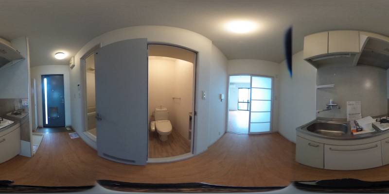 パノラマ画像キッチン