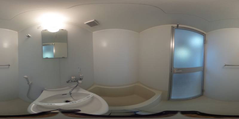 パノラマ画像バスルーム