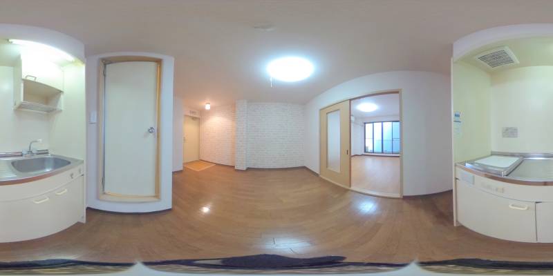 パノラマ画像キッチン