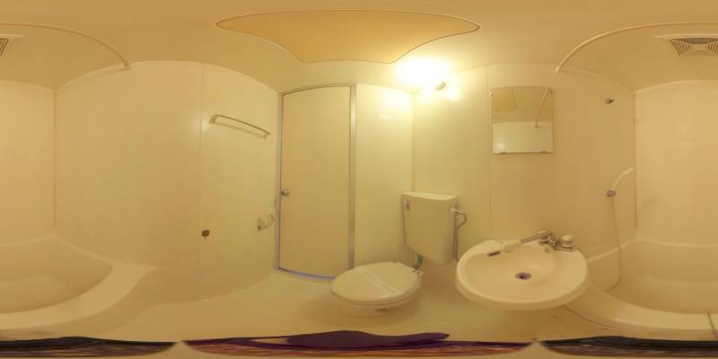 パノラマ画像バスルーム