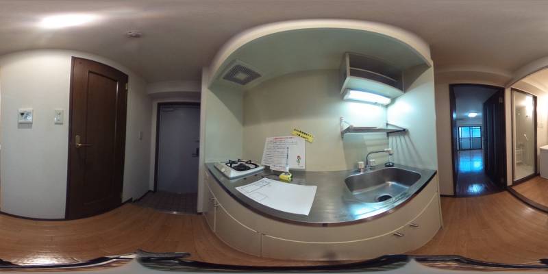 パノラマ画像キッチン