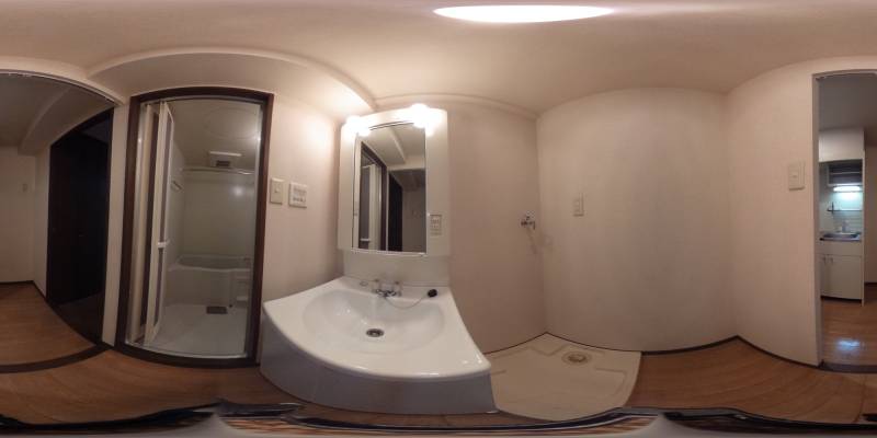 パノラマ画像洗面所