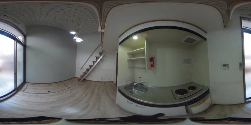 パノラマ画像キッチン