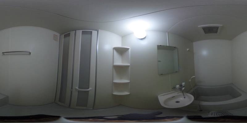 パノラマ画像バスルーム