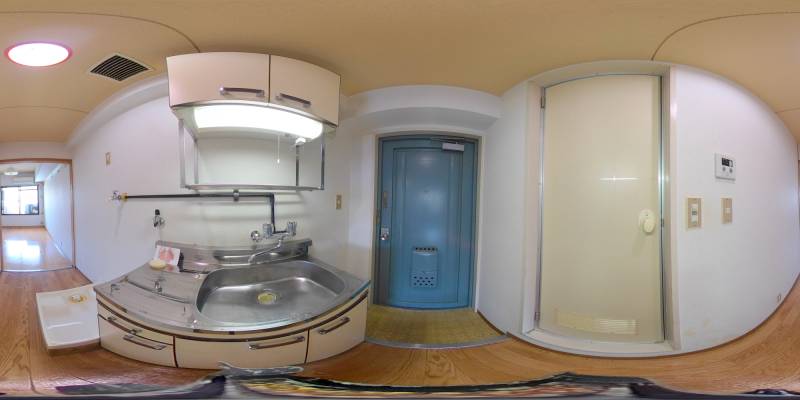 パノラマ画像キッチン