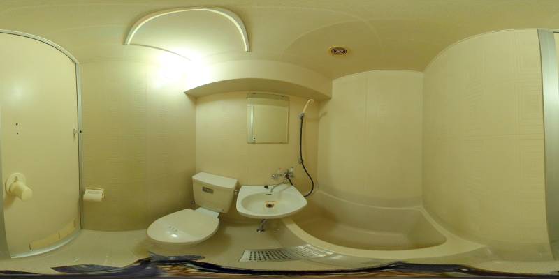 パノラマ画像バスルーム