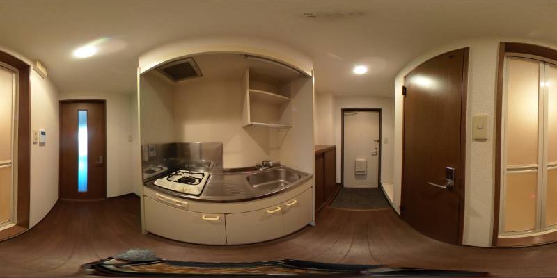 パノラマ画像キッチン