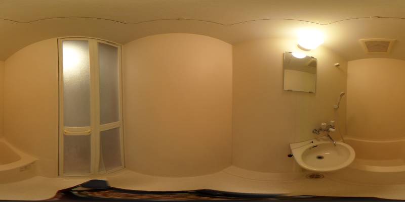 パノラマ画像バスルーム