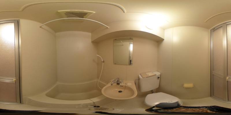 パノラマ画像バスルーム