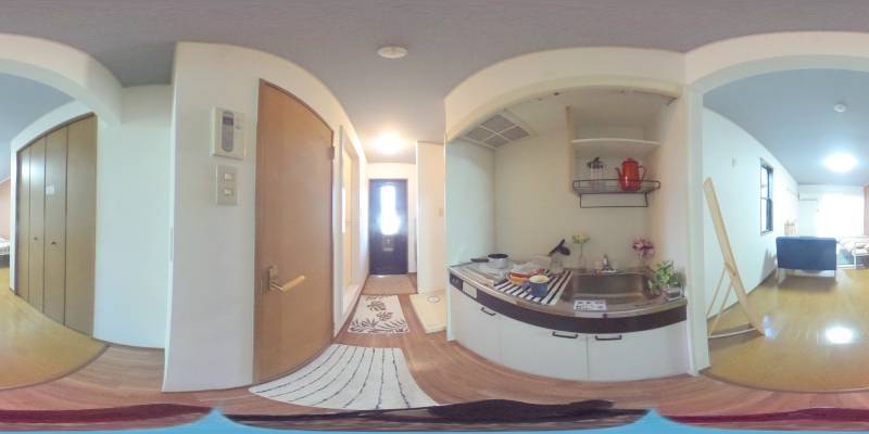 パノラマ画像キッチン