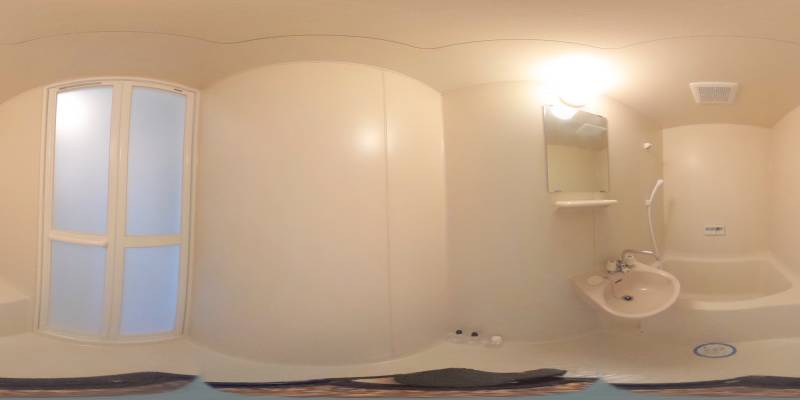 パノラマ画像バスルーム