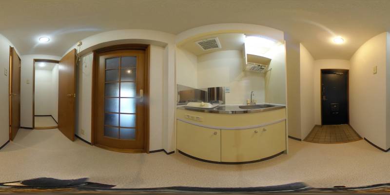 パノラマ画像キッチン