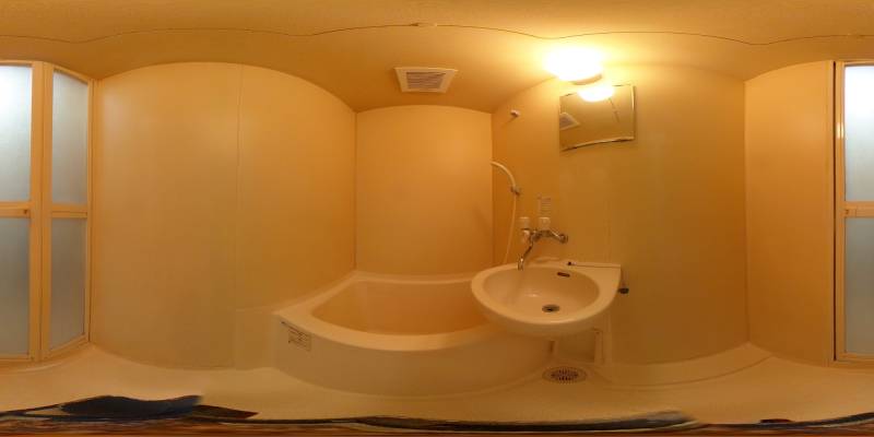 パノラマ画像バスルーム