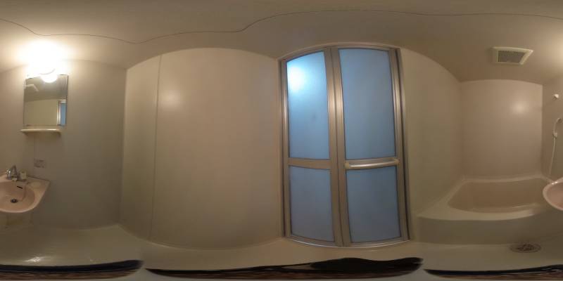 パノラマ画像バスルーム