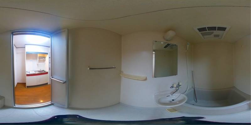 パノラマ画像バスルーム