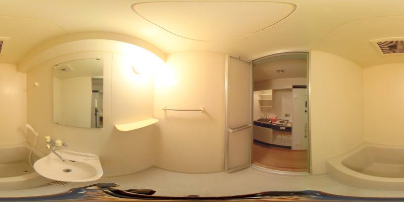 パノラマ画像バスルーム