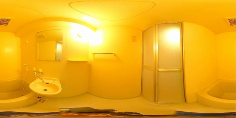 パノラマ画像バスルーム