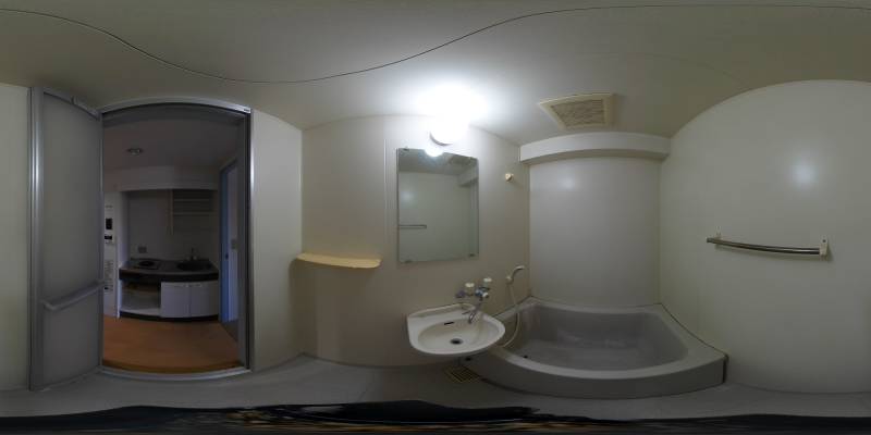 パノラマ画像バスルーム