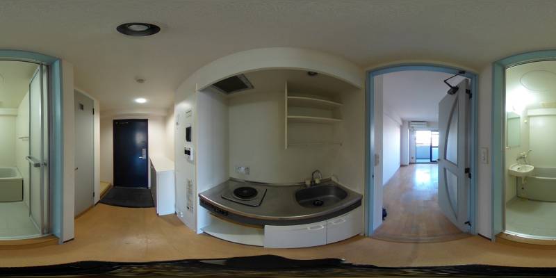 パノラマ画像キッチン