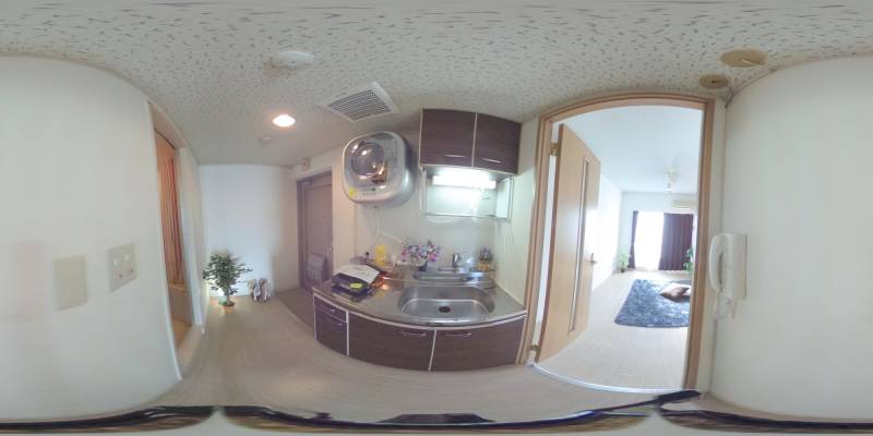 パノラマ画像キッチン