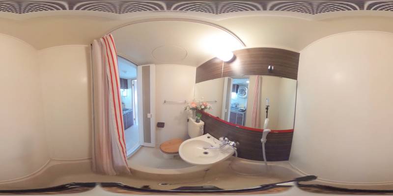 パノラマ画像バスルーム