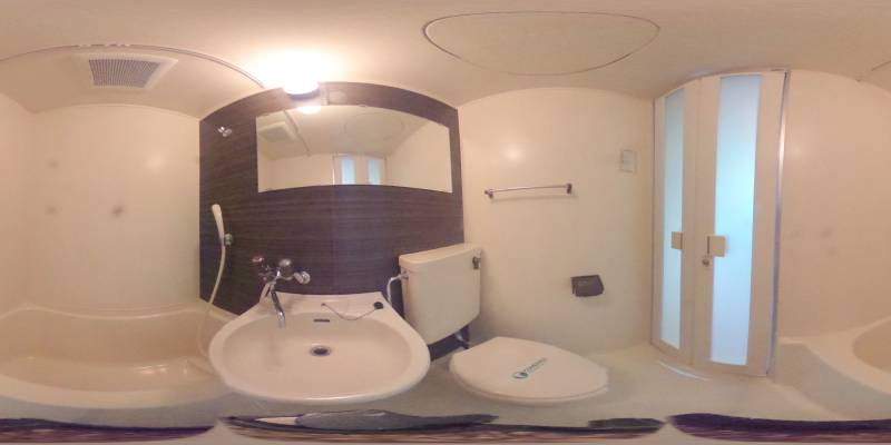 パノラマ画像バスルーム