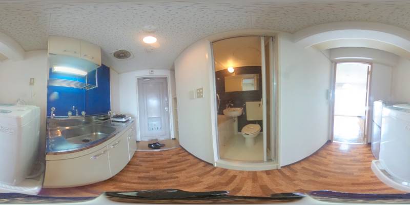 パノラマ画像キッチン