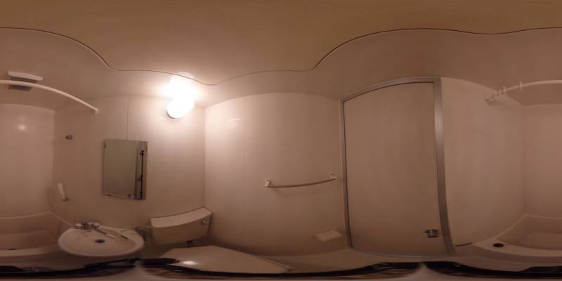 パノラマ画像バスルーム