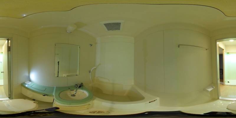 パノラマ画像バスルーム