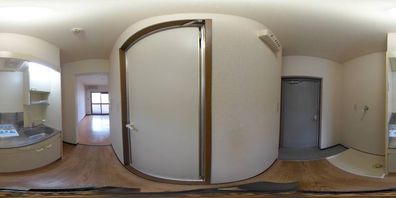 パノラマ画像キッチン